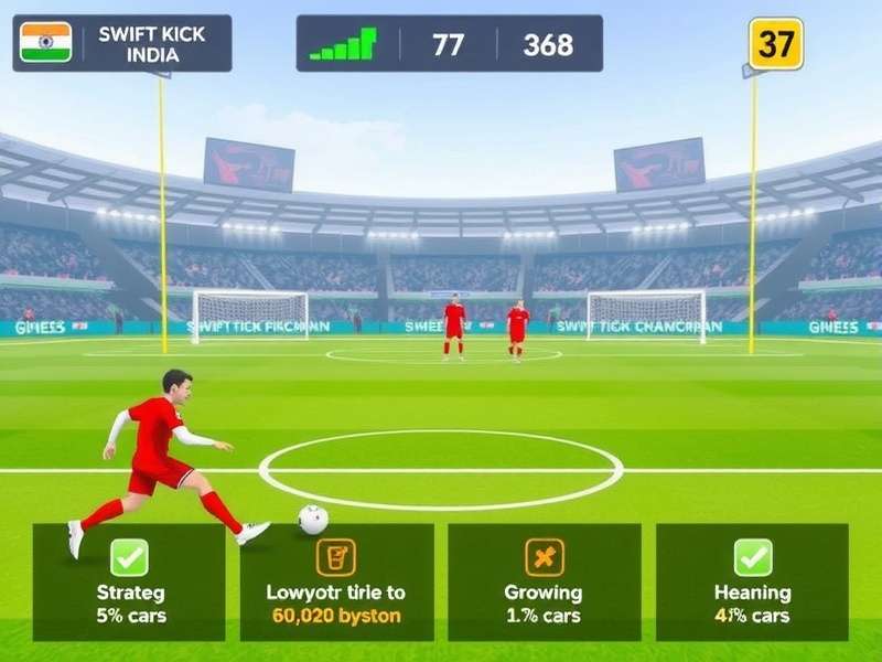 Swift Kick India download growth chart showing user acquisition